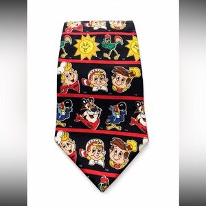 Vintage Kellogg’s Collection Character Tie - Black, Red, Multi